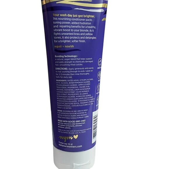 Last 1 Not Your Mother's Blonde Moment Tone & Repair Purple Conditioner 3 Pack - Picture 4 of 6